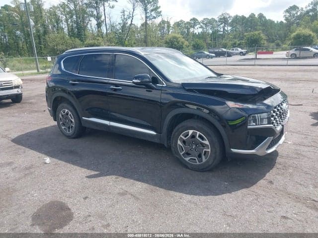 2021 HYUNDAI SANTA FE HYBRID BLUE - 1