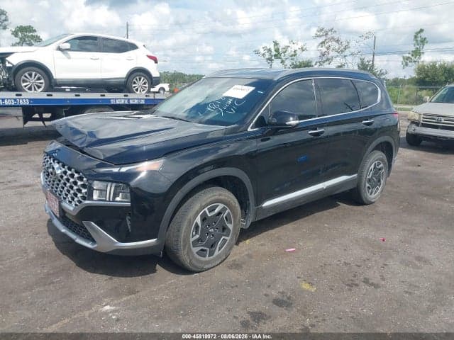 2021 HYUNDAI SANTA FE HYBRID BLUE 2