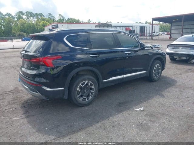 2021 HYUNDAI SANTA FE HYBRID BLUE 4