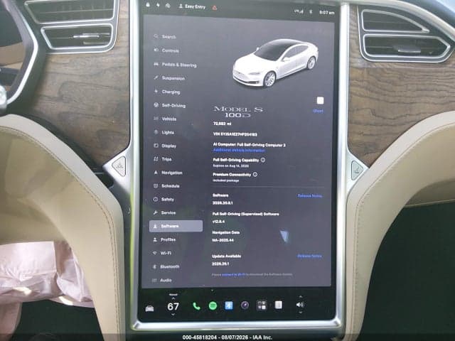 2017 TESLA MODEL S 100D/60D/75D/90D/P100D 7