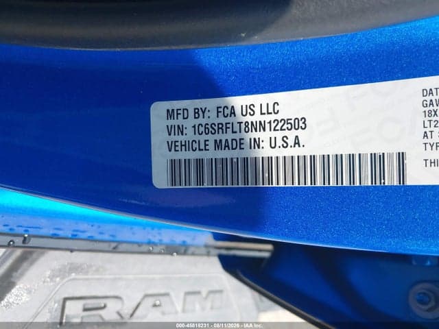 2022 RAM 1500 REBEL 4X4 5'7 BOX 9