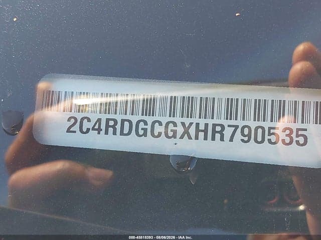 2017 DODGE GRAND CARAVAN SXT 9