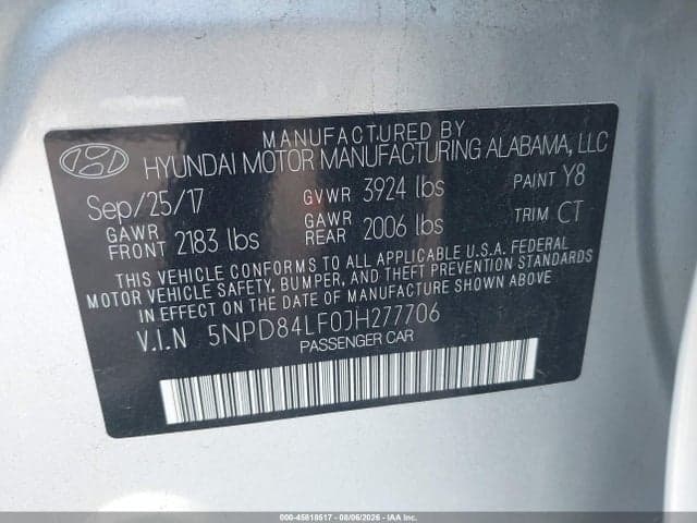 2018 HYUNDAI ELANTRA VALUE EDITION 9
