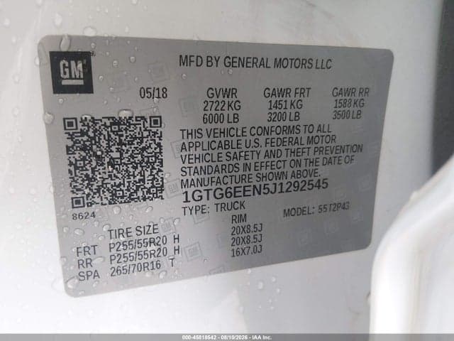 2018 GMC CANYON DENALI 9
