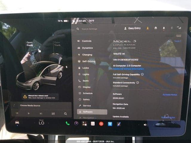 2018 TESLA MODEL 3 LONG RANGE/PERFORMANCE 7