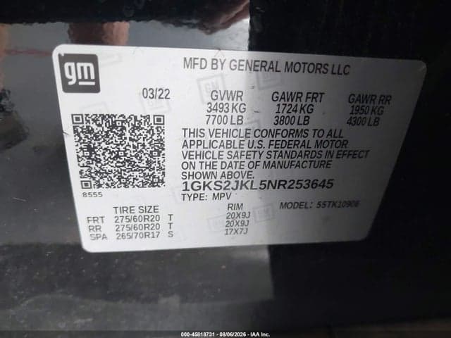 2022 GMC YUKON XL 4WD DENALI 9