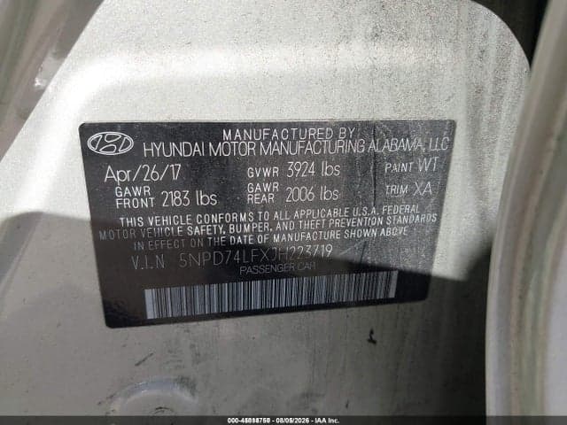 2018 HYUNDAI ELANTRA SE 9