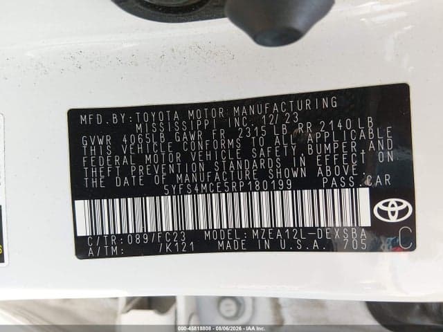 2024 TOYOTA COROLLA SE 9