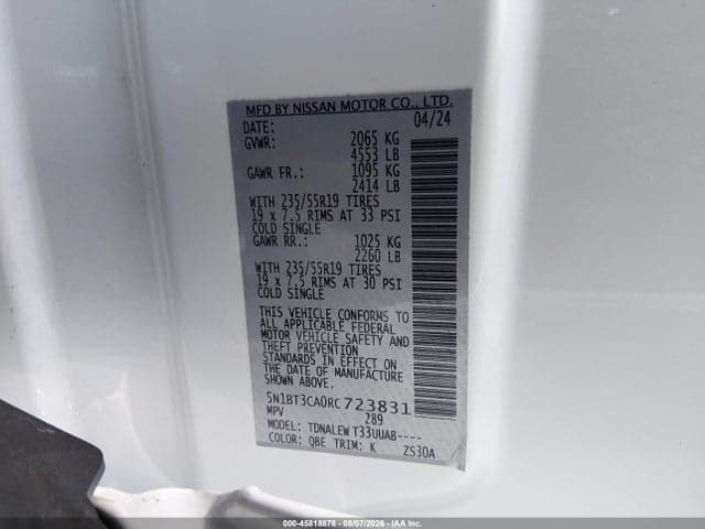 2024 NISSAN ROGUE SL FWD 9