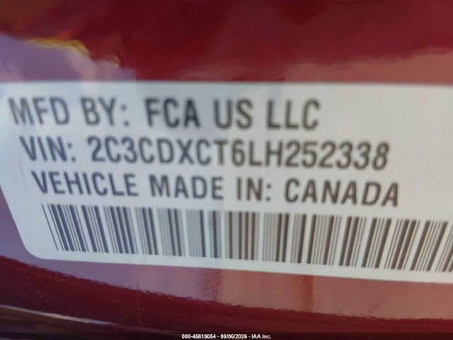 2020 DODGE CHARGER R/T RWD 9
