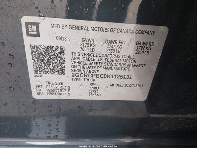 2019 CHEVROLET SILVERADO 1500 LD LT 9
