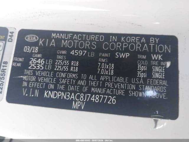 2018 KIA SPORTAGE EX 9