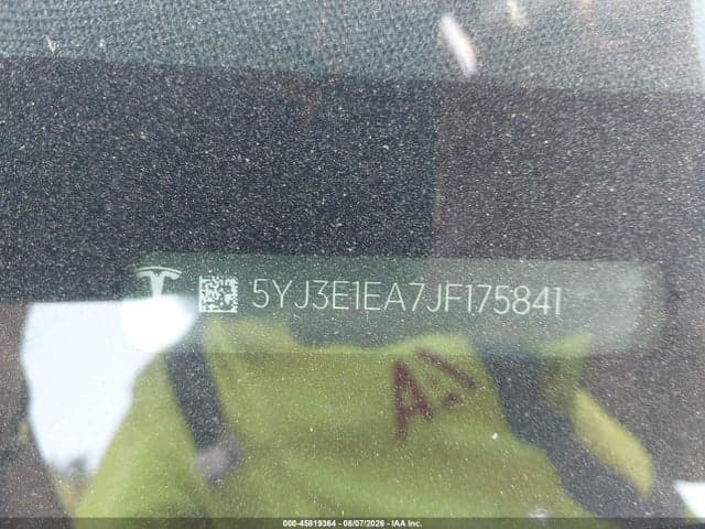 2018 TESLA MODEL 3 LONG RANGE/MID RANGE 7
