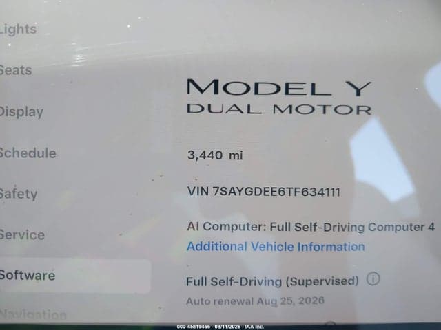 2026 TESLA MODEL Y ALL-WHEEL DRIVE/LONG RANGE LAUNCH SERIES/PREMIUM ALL-WHEEL DRIVE 16