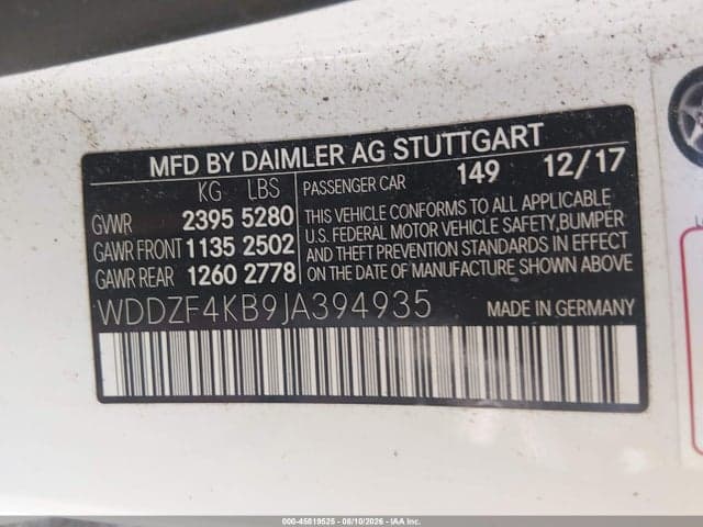2018 MERCEDES-BENZ E 300 4MATIC 9