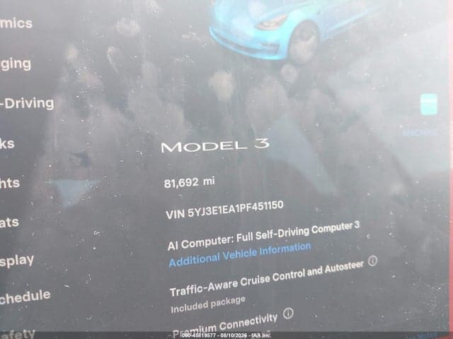 2023 TESLA MODEL 3 REAR-WHEEL DRIVE 7