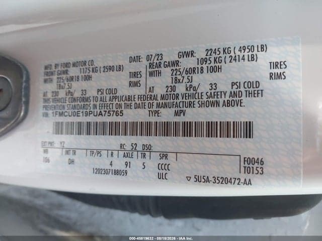 2023 FORD ESCAPE PHEV 9