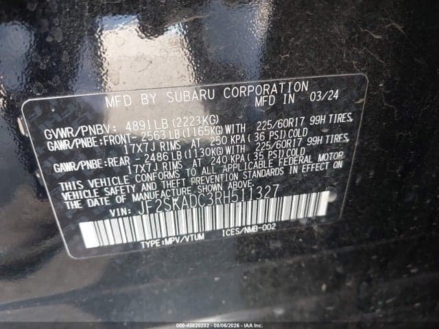 2024 SUBARU FORESTER PREMIUM 9
