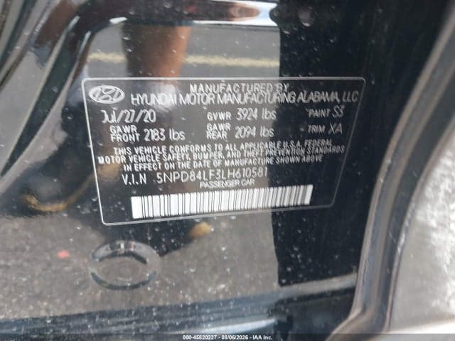 2020 HYUNDAI ELANTRA SEL 9