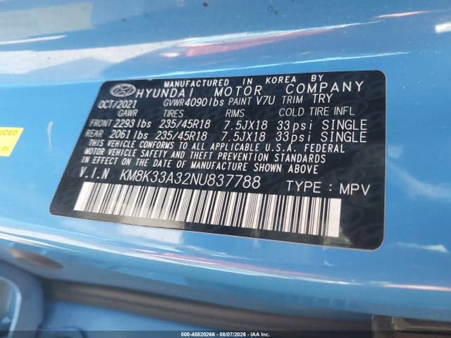 2022 HYUNDAI KONA N LINE 9