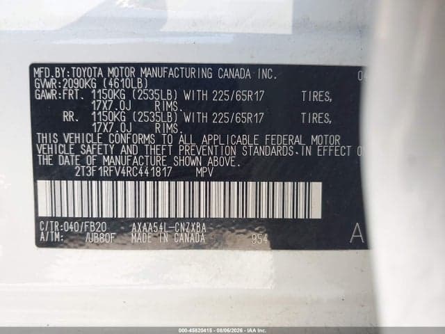 2024 TOYOTA RAV4 LE 9