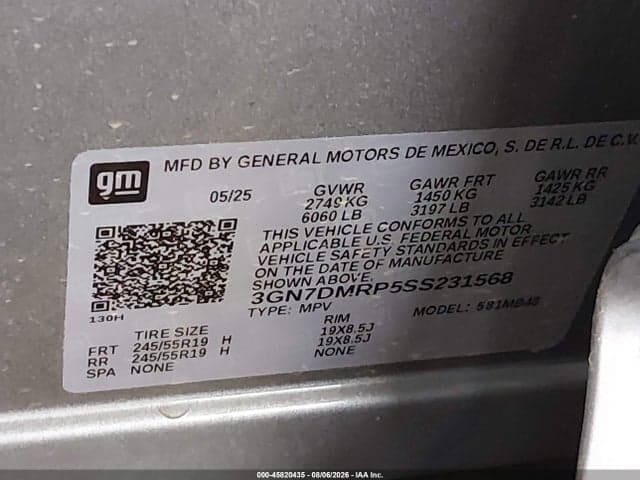 2025 CHEVROLET EQUINOX EV LT 1 9