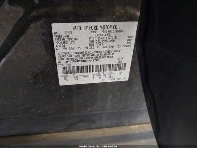 2024 FORD MAVERICK XL 9