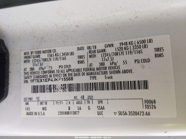 2018 FORD F-150 XL 9