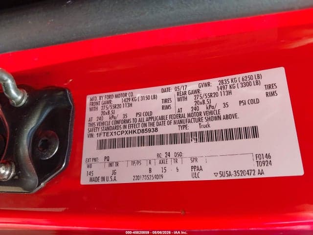 2017 FORD F-150 XL 9