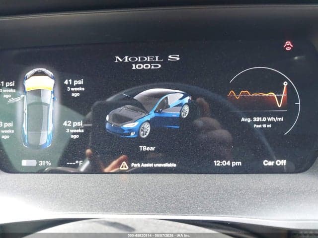2018 TESLA MODEL S 100D/75D/P100D 7