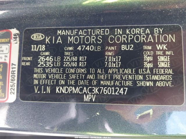 2019 KIA SPORTAGE LX 9