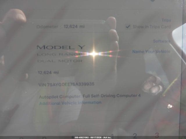 2025 TESLA MODEL Y LONG RANGE 7