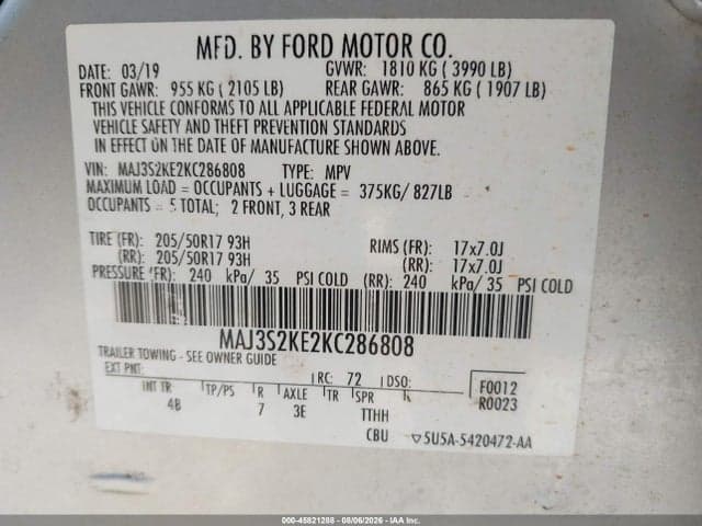 2019 FORD ECOSPORT TITANIUM 9