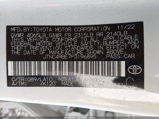 2023 TOYOTA COROLLA XSE 9