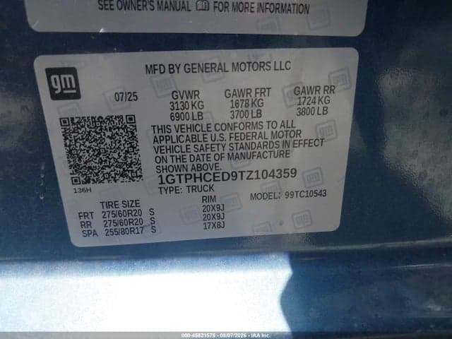 2026 GMC SIERRA 1500 , SHORT BED, ELEVATION, RWD 9