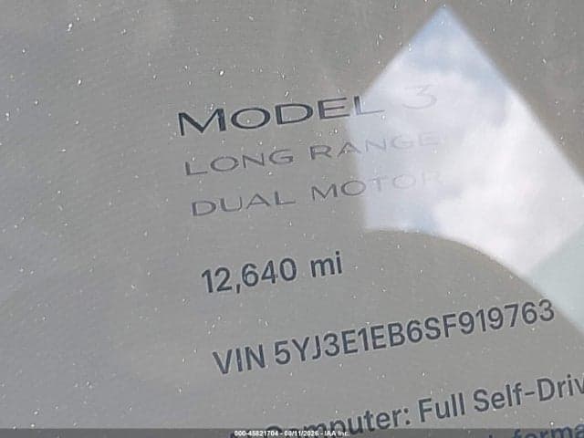 2025 TESLA MODEL 3 LONG RANGE ALL-WHEEL DRIVE 14