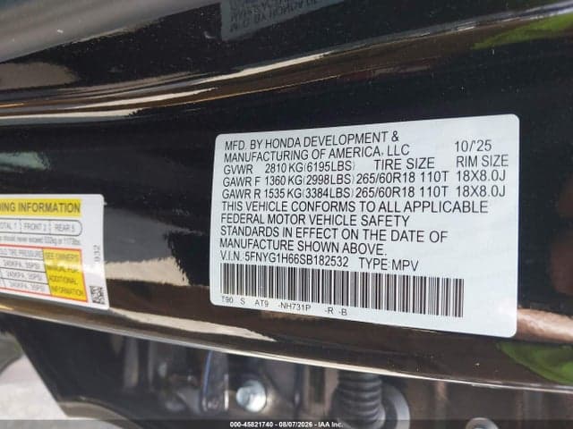 2025 HONDA PILOT TRAILSPORT 9