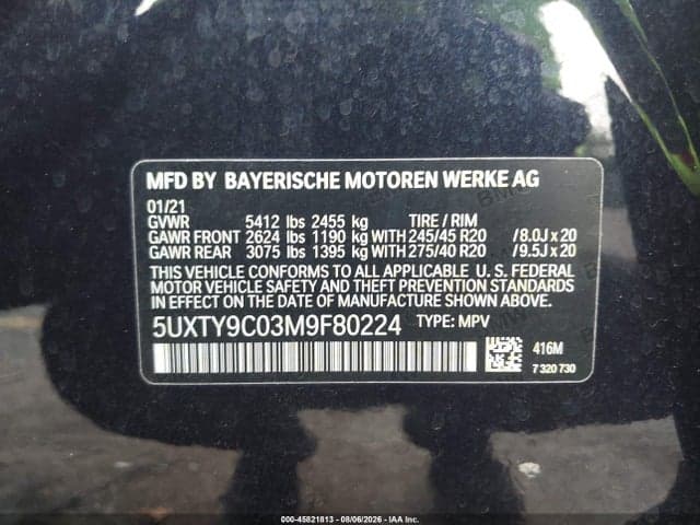 2021 BMW X3 M40I 9