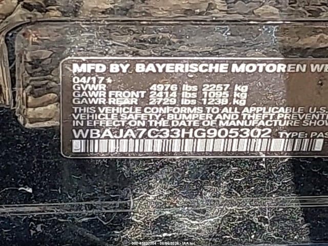 2017 BMW 530I XDRIVE 9