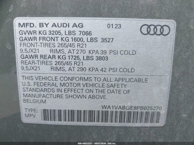 2023 AUDI E-TRON PREMIUMWE 9
