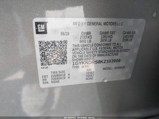 2019 CADILLAC XT5 LUXURY 9