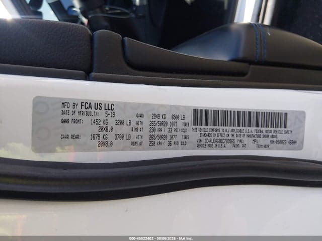 2019 JEEP GRAND CHEROKEE UPLAND 4X2 9