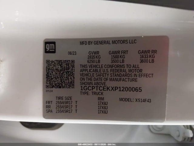 2023 CHEVROLET COLORADO 4WD SHORT BOX LT 9