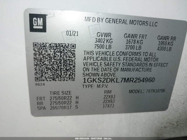 2021 GMC YUKON 4WD DENALI 9