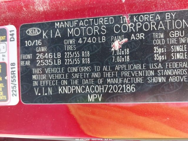 2017 KIA SPORTAGE EX 9