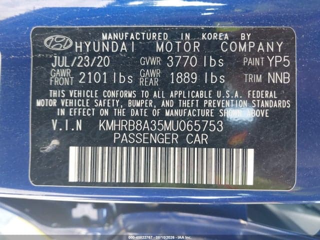 2021 HYUNDAI VENUE SE 9