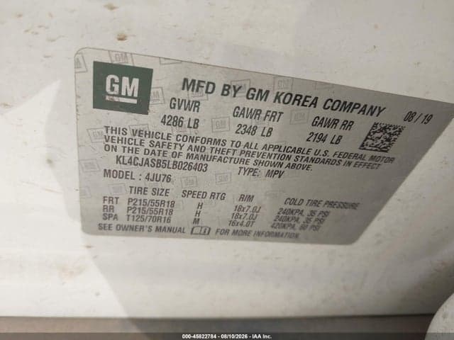 2020 BUICK ENCORE FWD PREFERRED 9