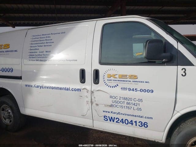 2022 CHEVROLET EXPRESS CARGO RWD 2500 REGULAR WHEELBASE WT 13