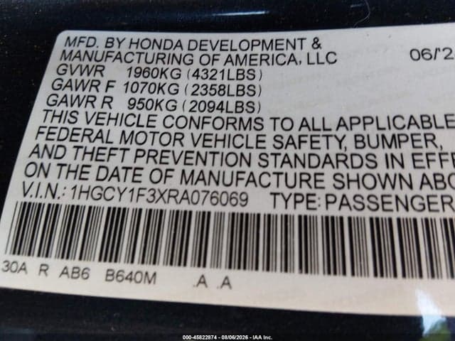 2024 HONDA ACCORD EX 9