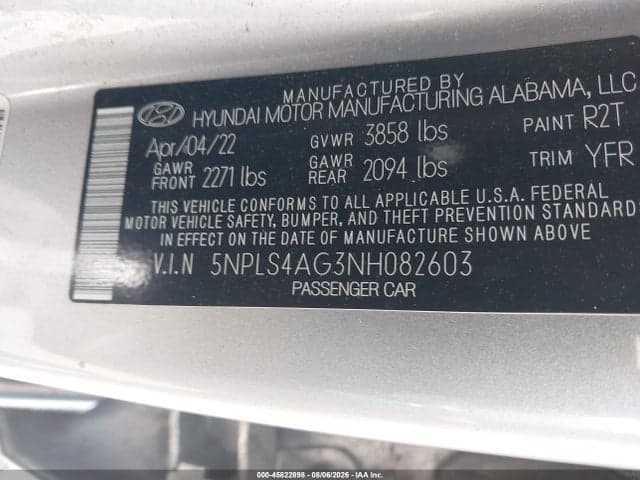 2022 HYUNDAI ELANTRA SEL 9